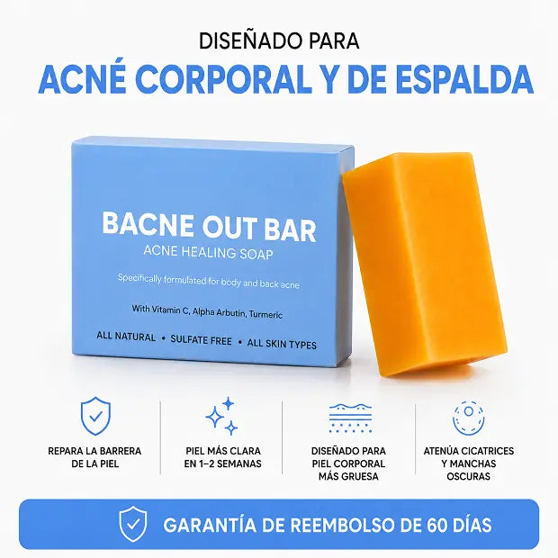 Reduce visiblemente el acné de espalda y cuerpo en semanas