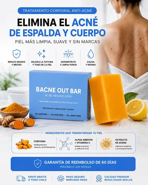 Reduce visiblemente el acné de espalda y cuerpo en semanas